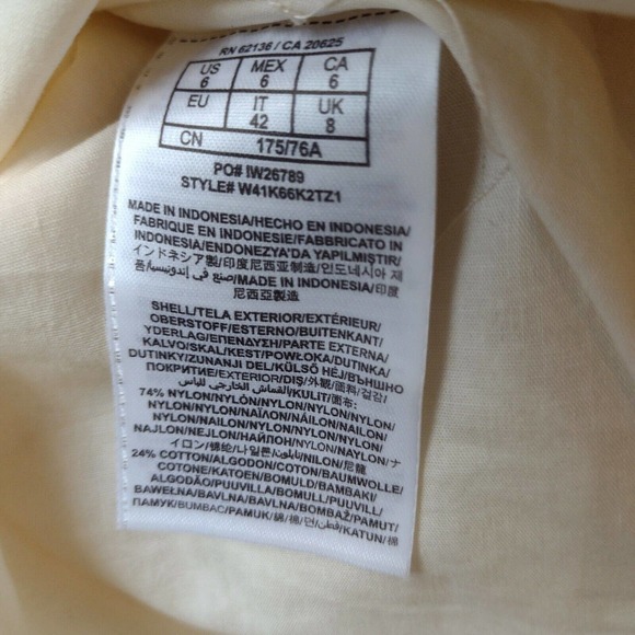 Guess LINEAR DOT LACE Fit and Flare dress Cream/Ivory SIZE 6 Bridal - Picture 5 of 5